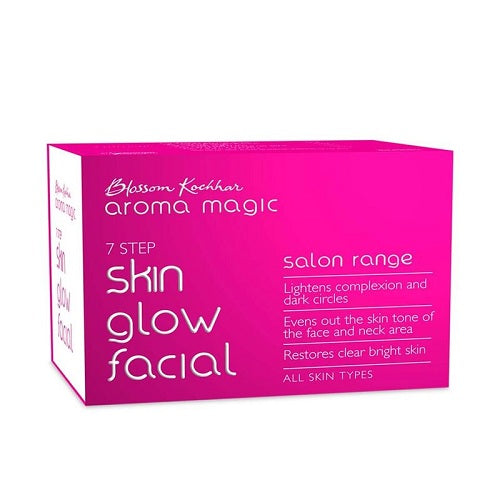 Aroma Magic 7 Step Skin Glow Facial Kit Salon Range (All Skin Types) (
sondaryam is the leading name in the chain of cosmetics in jaipur . , sondaryam has been a pioneer in delivering top quality genuine products in all categories. Sondaryam SkinAroma Magic 7 Step Skin Glow Facial Kit Salon Range (