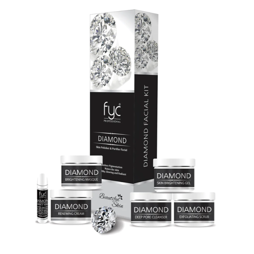 FYC DIAMOND SKIN POLISHER AND PURIFIER FACIAL KITsondaryam is the leading name in the chain of cosmetics and departmental stores in jaipur . , sondaryam has been a pioneer in delivering top quality genuine productSondaryam FYC DIAMOND SKIN POLISHER