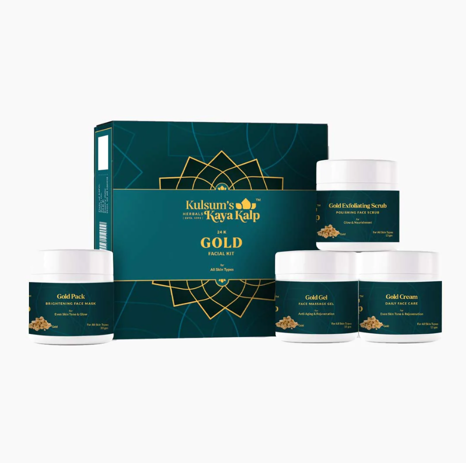 Kulsum's Kayakalp Gold Facial Kitsondaryam is the leading name in the chain of cosmetics and departmental stores in jaipur . , sondaryam has been a pioneer in delivering top quality genuine productSondaryam Kayakalp Gold Facial Kit
