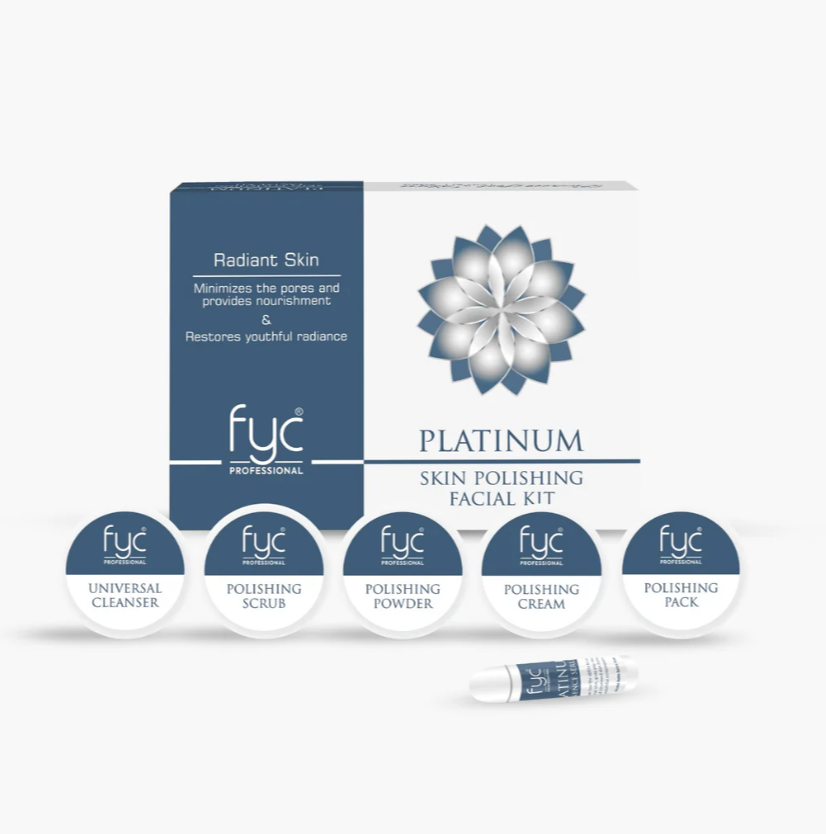 FYC PLATINUM SKIN POLISHER FACIAL KITsondaryam is the leading name in the chain of cosmetics and departmental stores in jaipur . , sondaryam has been a pioneer in delivering top quality genuine productSondaryam FYC PLATINUM SKIN POLISHER FACIAL KIT