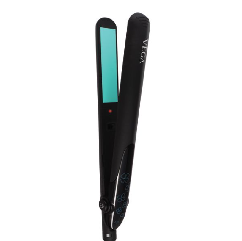 VEGA Shine-On Hair Straightener - VHSH-34Now flaunt poker-straight hair all day every day with VEGA Shine-On Hair Straightener. Coming with Ceramic coated plates that provide even heat distribution, the strSondaryam VEGA Shine-