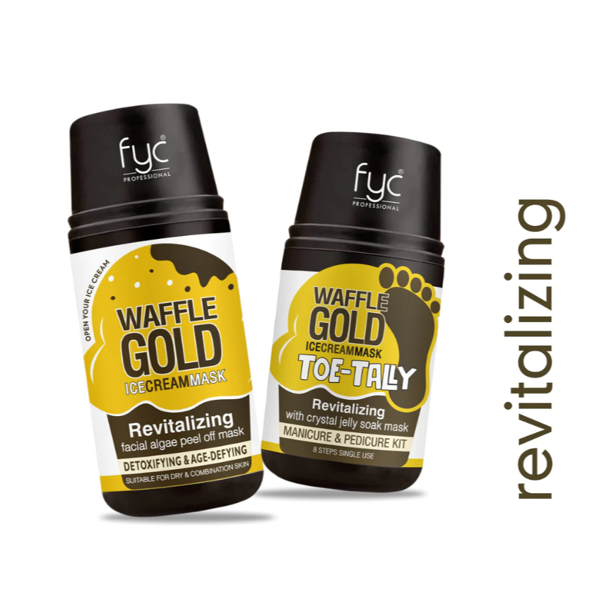 FYC Waffle Gold Facial Kit & Mani Pedi Combosondaryam is the leading name in the chain of cosmetics and departmental stores in jaipur . , sondaryam has been a pioneer in delivering top quality genuine productSondaryam FYC Waffle Gold Facial Kit & Mani Pedi Combo