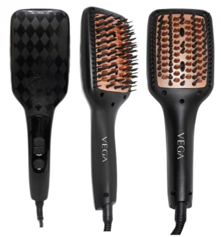 Vega X-Look Paddle Straightening Brush - VHSB-02VEGA VHSB-02 X-Look - Simply Brush - Paddle Straightening Brush with Ionic Technology (Black)
Vega Paddle Straightening Brush is a perfect combination of hair straigSondaryam AppliancesVega