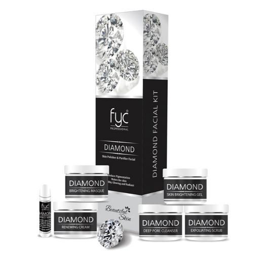FYC DIAMOND SKIN POLISHER AND PURIFIER FACIAL KITsondaryam is the leading name in the chain of cosmetics and departmental stores in jaipur . , sondaryam  has been a pioneer in delivering top quality genuine productSondaryam FYC DIAMOND SKIN POLISHER