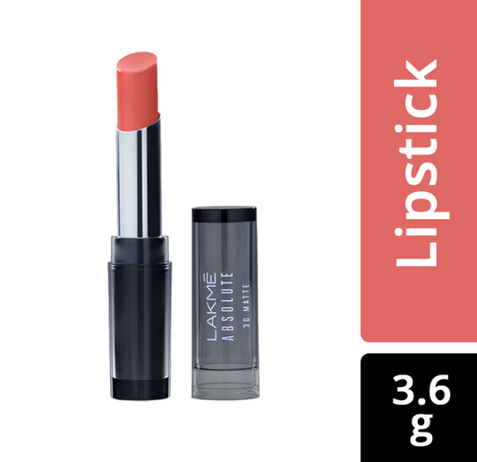 Lakme Absolute 3D Lipstick - Peach Pinchsondaryam is the leading name in the chain of cosmetics and departmental stores in jaipur . , sondaryam  has been a pioneer in delivering top quality genuine productSondaryam Lakme Absolute 3D Lipstick - Peach Pinch