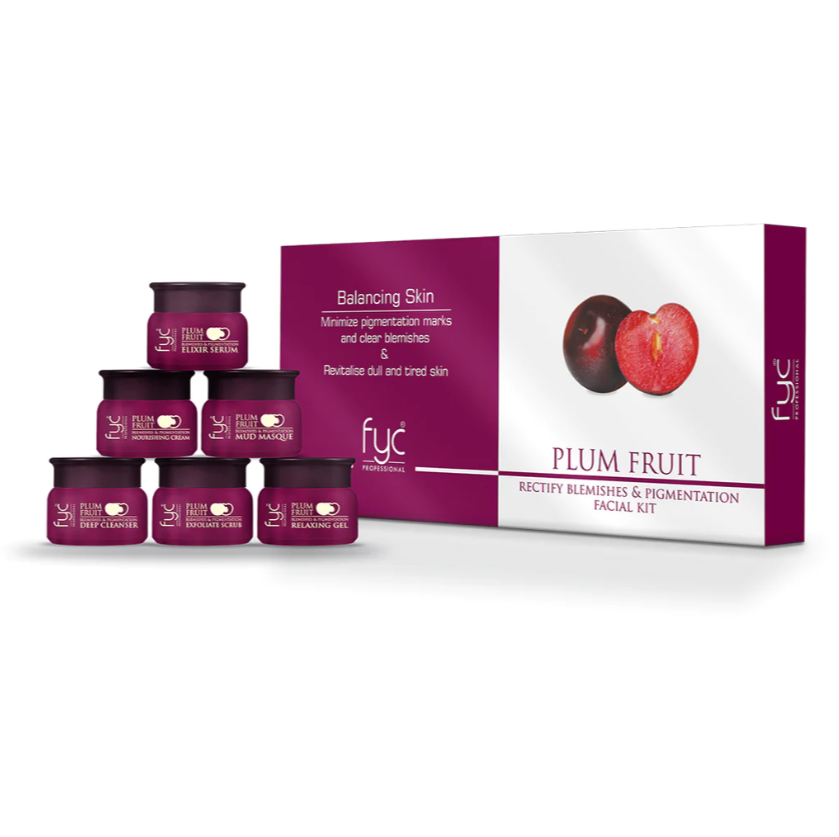 FYC PLUM FRUIT RECTIFY BLEMISHES & PIGMENTATION FACIAL KITsondaryam is the leading name in the chain of cosmetics and departmental stores in jaipur . , sondaryam  has been a pioneer in delivering top quality genuine productSondaryam FYC PLUM FRUIT RECTIFY BLEMISHES & PIGMENTATION FACIAL KIT