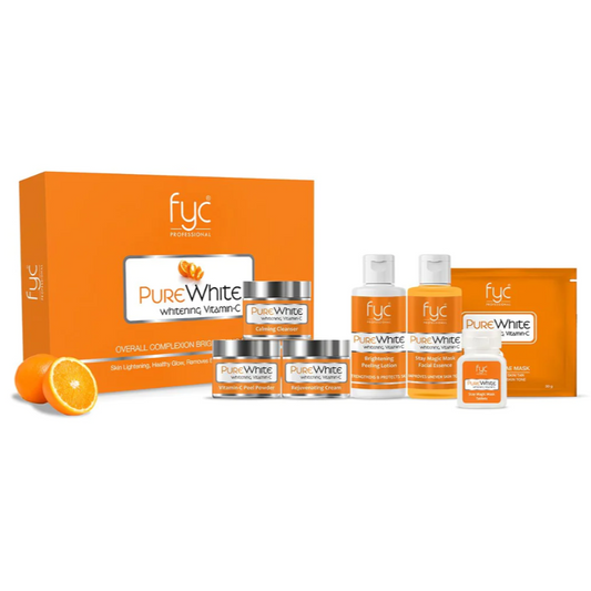 FYC PURE WHITE WHITENING VITAMIN-C FACIAL KITsondaryam is the leading name in the chain of cosmetics and departmental stores in jaipur . , sondaryam  has been a pioneer in delivering top quality genuine productSondaryam FYC PURE WHITE WHITENING VITAMIN-