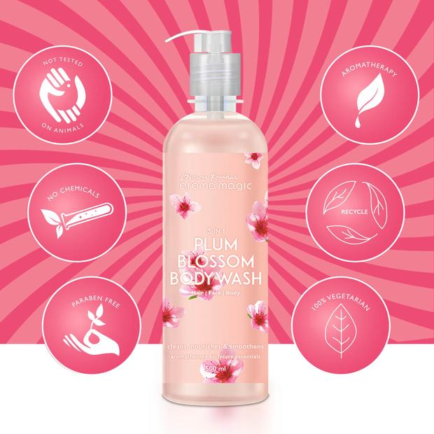 Aroma Magic 3 In 1 Plum Blossom (Hair- Face- Body Wash)

sondaryam is the leading name in the chain of cosmetics  in jaipur . , sondaryam  has been a pioneer in delivering top quality genuine products in all categories. Sondaryam PERSONAL CARE1 Plum Blossom (Hair- Face- Body Wash)
